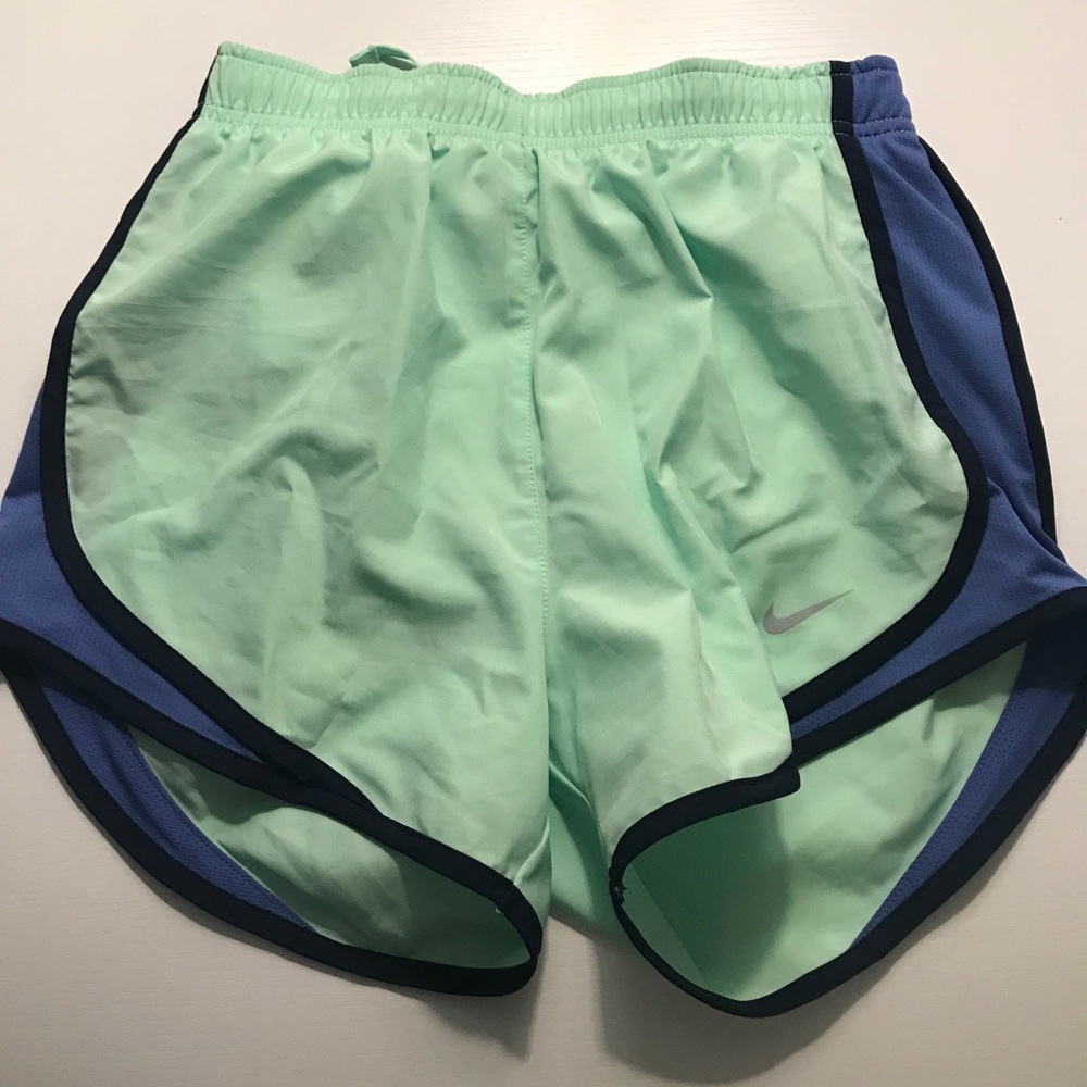 Nike women’s mint and blue shorts